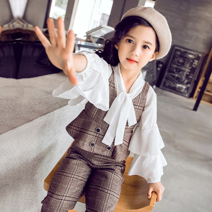 楽天市場】子供スーツ フォーマル 3点セット 子供服 女の子 