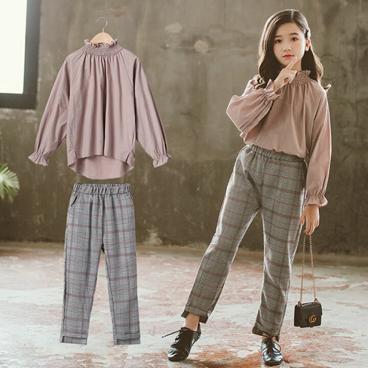 楽天市場】子供服 女の子 セットアップ 春秋 韓国子供服 パンツセット 