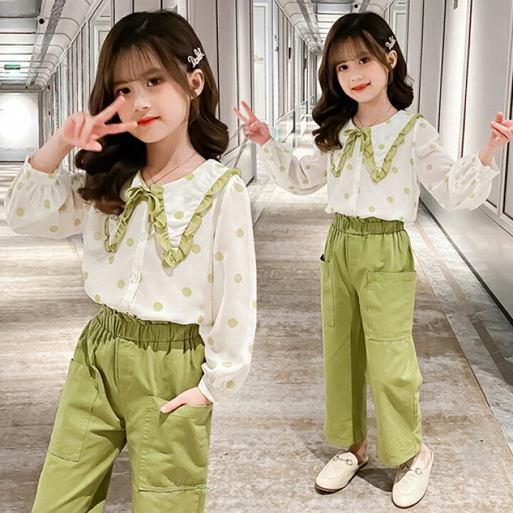 楽天市場】子供服 女の子 セットアップ 春秋 韓国子供服 パンツセット  