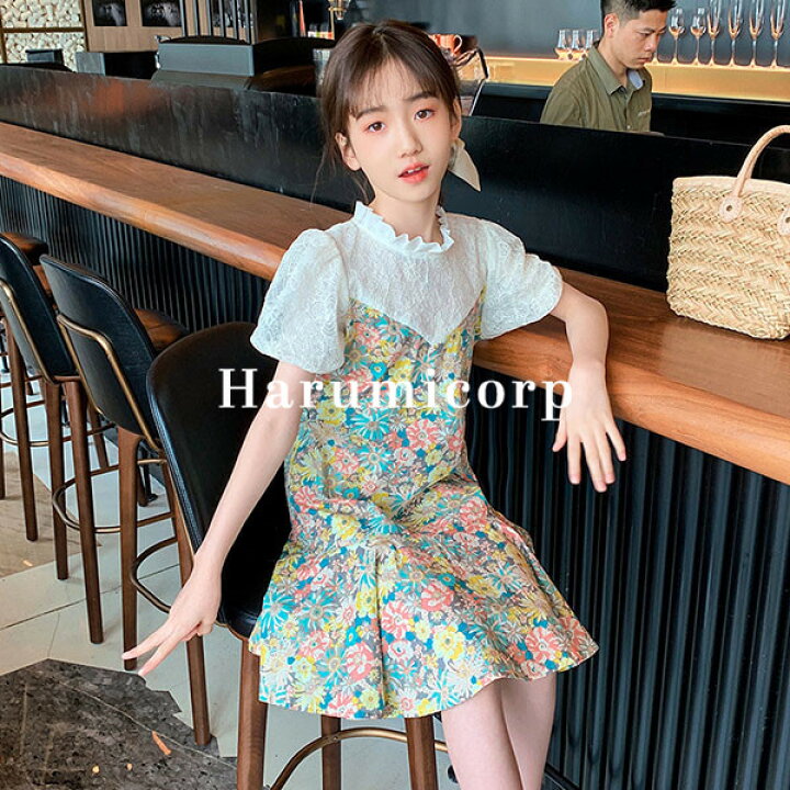 楽天市場 子供服 ワンピース キッズ 女の子 夏 韓国子供服 レースワンピース 半袖 花柄ワンピース 子ども服 ジュニア ベビー服 キッズワンピース 子供ドレス 七五三 誕生日 結婚式 女の子ワンピース 子供ワンピース おしゃれ 可愛い お姫様 プリンセス シンプル