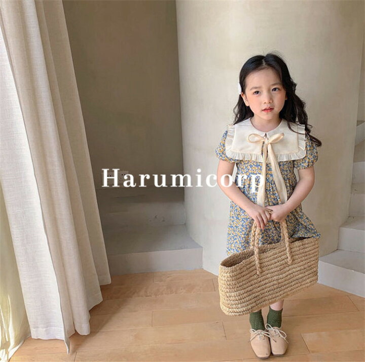 超安い品質 ワンピース キッズ 子供服 女の子 夏服 半袖 韓国子供服 フレアワンピース 花柄 蝶結び 子ども服 ガールズ ジュニア ベビー服 おしゃれ 可愛い キッズワンピース 子どもワンピース 子供ドレス 七五三 誕生日 結婚式 お姫様 プリンセス カジュアル 春服 140 130