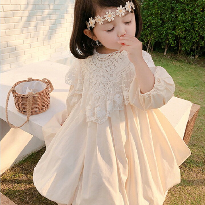 楽天市場】子供服 ワンピース ピアノ 発表会 結婚式 韓国子供服 女の子 
