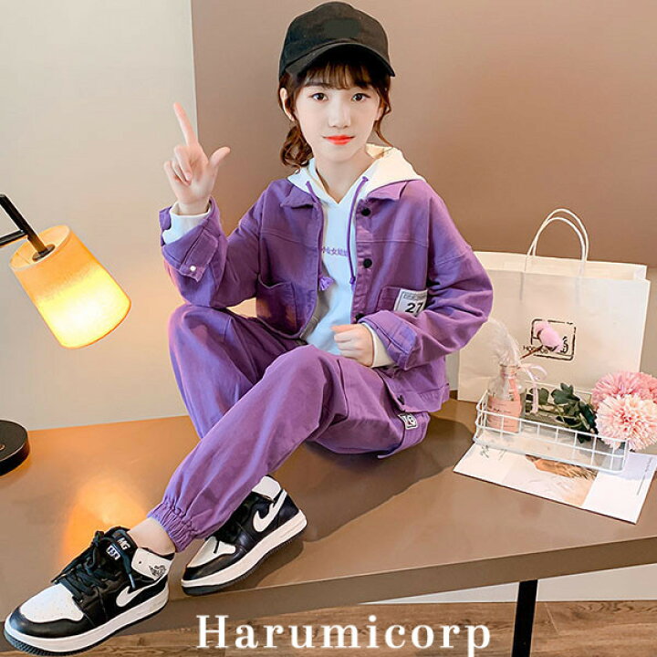 楽天市場】子供服 女の子 セットアップ 秋服 韓国子供服 2点セット 