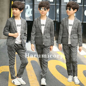 子供スーツ フォーマル 男の子 2点セット ピアノ 発表会 結婚式 受験用 入学式 卒業式 入園式 卒園式 パーティー 七五三 誕生日 韓国子供服 セットアップ 秋服 アウター コート ジャケット ロ