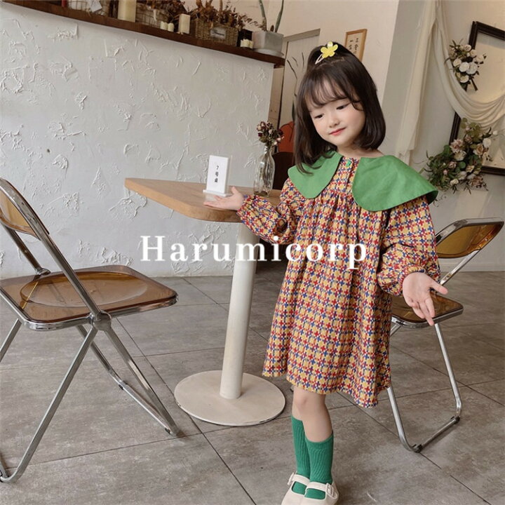 楽天市場 ワンピース キッズ 子供服 女の子 長袖ワンピース 春秋 子供ドレス 結婚式 七五三 誕生日 女の子ドレス 韓国子供服 子ども服 ベビー服 可愛い おしゃれ お姫様 新品 140cm 130cm 1cm 110cm 100cm 90cm Harumicorp楽天市場店