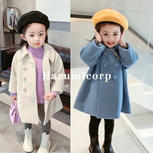 ロングコート キッズ 子供服 女の子 秋冬 アウター コート トレンチコート チュニック ジャケット パーカー ジャンパー トップス 韓国子供服 ベビー服 赤ちゃん 子ども服 キッズコート 子供