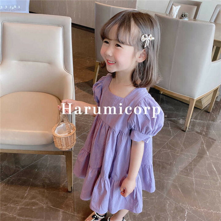 楽天市場 韓国子供服 ワンピース キッズ 女の子 子供服 夏服 半袖ワンピース フレアワンピース 子ども服 ベビー服 おしゃれ 可愛い 子供ドレス 七五三 誕生日 結婚式 お姫様 子供ワンピース キッズワンピース プリンセス シンプル カジュアル 140 130 1 110 100 90