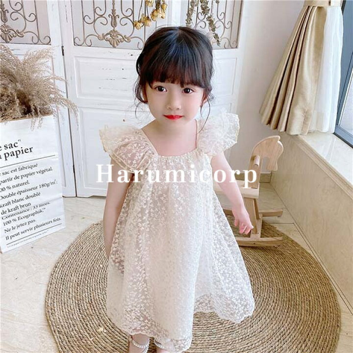 楽天市場】キッズ ワンピース おしゃれ 夏 子供服 レースワンピース 