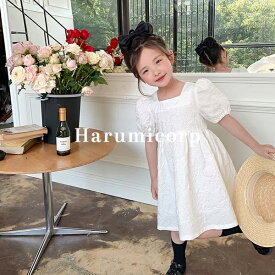 キッズ ワンピース 半袖 夏 子供服 女の子 おしゃれ 韓国子ども服 ジュニア ベビー服 子供 ドレス 蝶結び 卒園式 ピアノ 発表会 卒業式 七五三 結婚式 入学 入園 かわいい 150cm 140 130 120 110 100 90 誕生日 プレゼント お姫様 シンプル 姉妹 双子