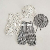 【クーポンで1,639円】ロンパース 帽子付き 女の子 男の子 ベビー服 春 夏 カバーオール 新生児 おしゃれ…
