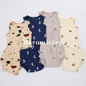 ベビー服 セットアップ 女の子 男の子 上下セット キッズ 子供服 tシャツ ショートパンツ おしゃれ 可愛い 赤ちゃん 新生児 ルームウェア 部屋着 韓国こども服 春 夏 パジャマ 誕生日 出産お祝い プレゼント 入園 保育園 幼稚園 お出かけ 73 80 90 100cm
