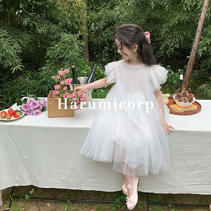 ドレス 子供 ピアノ 発表会 結婚式 ワンピース キッズ 子供服 女の子 フォーマル ドレス チュール おしゃれ 可愛い 卒業式 入学式 卒園 式 入園式 演奏会 七五三 誕生日 韓国子ども服 ジュニア ベビー服 パーティードレス お姫様 プレゼント 150cm 140 130 120 110 韓国子供服 女の子セットアップ110フォーマル パーティー服 お祝い 結婚式