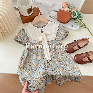 ワンピース キッズ 夏 女の子 140cm 90cm 子供服 半袖ワンピース 花柄 蝶結び リボン ジュニア ドレス 子供 ピアノ 発表会 結婚式 ベビー服 子ども服 おしゃれ かわいい 七五三 入学 入園 保育園