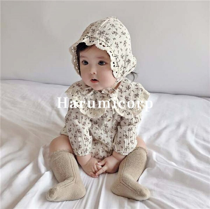 ベビー服 ロンパース ワンピース 長袖 綿 女の子 カバーオール キッズ  