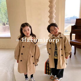 トレンチコート キッズ 子供服 女の子 男の子 ジャケット ロングコート ベビー服 アウター トップス 春秋 子ども服 コート スプリングコート 上着 ジュニア おしゃれ 可愛い 入学 入園 幼稚園 小学生 誕生日 プレゼント お出かけ 140cm 130 120 110 100 90 80