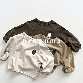 tシャツ キッズ 長袖 ベビー服 女の子 男の子 トップス 春秋 綿 子供服 Tシャツ カットソー 子ども服 赤ちゃん おしゃれ 可愛い 入園 入学 保育園 幼稚園 小学生 80 90 100 110 120 130cm 誕生日 プレゼント お出かけ シンプル お着替え インナー