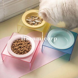 猫 犬 フードボウル 陶器 水入れ 斜め 食器台 食べやすい 高さ 水飲み セラミック ペット食器 おしゃれ ペット用 餌入れ エサ入れ えさ 台 ボウル お皿 ご飯皿 水分補給 ネコ 小型犬 可愛い 雑貨 ボウル ねこ 負担軽減 犬猫 犬用 送料無料