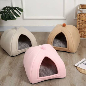 ペットベッド ドーム型 猫 犬 洗える S M L XL ドームハウス クッション ペットハウス 犬用ベッド ネコベッド キャットハウス ペット用寝袋 ペット用品 保温防寒 おしゃれ 暖かい 可愛い ぐっすり眠る 猫用 小型犬用 犬猫兼用 滑り止め 柔らかい もこもこ 春夏秋冬 送料無料