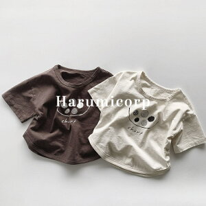 Tシャツ キッズ 半袖 男の子 女の子 ベビー服 tシャツ 子供服 トップス ジュニア 綿 コットン カットソー 夏服 ユニセックス 子ども服 赤ちゃん おしゃれ 可愛い 保育園 幼稚園 小学生 80cm 90cm