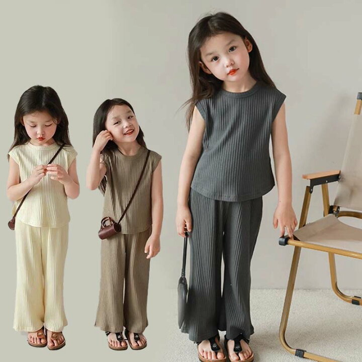 楽天市場】セットアップ キッズ ベビー服 女の子 tシャツ ロングパンツ 