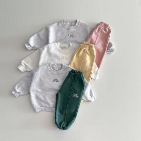 【クーポンで1,951円】セットアップ キッズ 長袖 ベビー服 女の子 男の子 tシャツ 綿 ロングパンツ 子供服 ジャージ 上下セット スポーツ 春服 秋服 スウェット ジュニア 赤ちゃん おしゃれ 可愛い 入園 入学 幼稚園 小学生 80cm 90 100 110cm 120cm 130cm 誕生日 プレゼント
