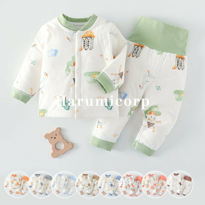楽天市場】9色 ベビー服 セットアップ キッズ 綿100％ 長袖 女の子 
