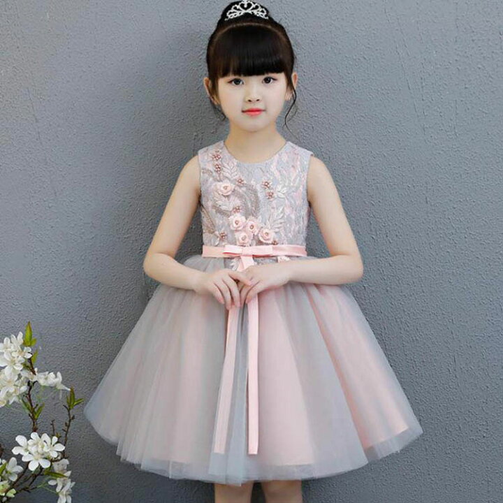 楽天市場 3色 子供 ドレス 子供服 刺繍 花柄 ドレス 女の子 フォーマル 子どもドレス キッズドレス 結婚式や発表会 七五三 子供ドレス ワンピース 100 150cm Harumicorp楽天市場店