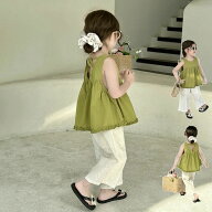 【クーポンで2,009円】セットアップ キッズ 韓国子供服 女の子 春 夏 ベビー服 上下セット tシャツ ガウ…