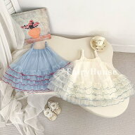 ベビードレス チュールドレス ベビー服 女の子 チュチュ ワンピース ドレス スカート チュールドレス ワ…