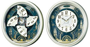 【名入れ 文字入れ無料】SEIKO CLOCK (セイコー クロック) RE561H 電波式 掛時計/掛け時計 ウエーブシンフォニー 【RP】〈時計〉
