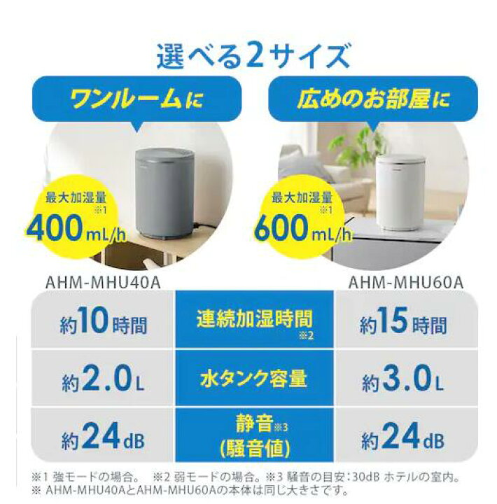 楽天市場】アイリスオーヤマ 加湿器 スチーム式加湿器 オヤスミスト 