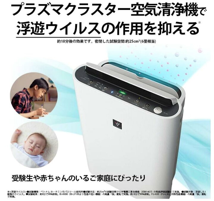 楽天市場】シャープ 加湿 空気清浄機 プラズマクラスター 7000 空気 