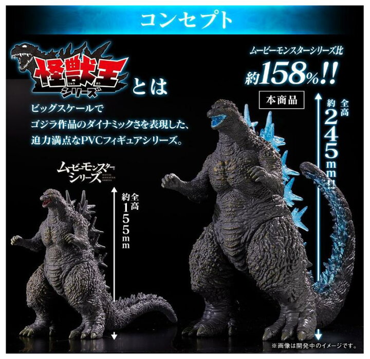 楽天市場】[バンダイ] 怪獣王シリーズ ゴジラ(2023) 熱線放射カラーver 