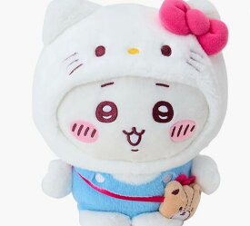 【新品】[Sanrio] サンリオ ちいかわ×サンリオキャラクターズ シリーズ 2025年 キャラクター グッズ　ぬいぐるみ(ちいかわ ハローキティ)