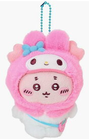 【新品】[Sanrio] サンリオ ちいかわ×サンリオキャラクターズ シリーズ 2025年 キャラクター グッズ　マスコットホルダー(古本屋 マイメロディ)