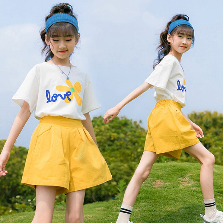 楽天市場 女児 Tシャツ 夏 ショートパンツ 上下セット 女の子 ハーフパンツ 半袖tシャツ 2点 セットアップ 子供 夏tシャツ ガールズ ワイド パンツ 送料無料 Harusakura楽天市場店 楽天市場 女児 Tシャツ 夏 ショートパンツ 上下セット 女の子 ハーフパンツ 半袖tシャツ 2点 セットアップ 子供 夏tシャツ ガールズ ワイド パンツ 送料無料 Harusakura楽天市場店