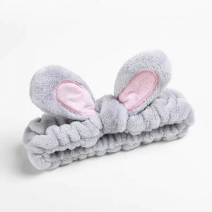 ヘアバンド 洗顔 メイク モコモコ レディース ヘアバンド ふんわり 伸縮性 吸湿性 エコモコ タオルバンド ゴム入り ヘアターバン お風呂 化粧 ヘアアクセ 可愛い キャラクター 猫耳 蝶結び