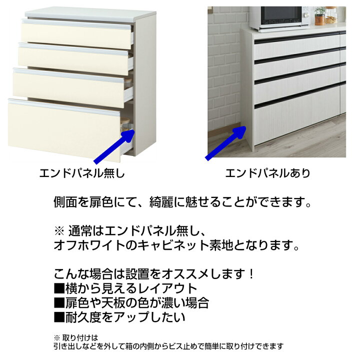 楽天市場】【最大5万円OFF有】 リクシル キッチン 収納 ノクト エンド 