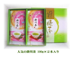 お茶ギフト/緑茶/深蒸し煎茶/掛川茶【母の日】内祝い/快気祝い◇【送料無料】静岡県掛川産のギフトです♪ （100g×2本入り）【深蒸し茶】【楽ギフ_包装選択】【楽ギフ_のし宛書】ポイント消化！大歓迎♪