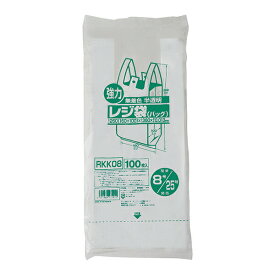 RKK08 ジャパックス レジ袋(無着色) 関東8号/関西25号 半透明/ ケース / 業務用