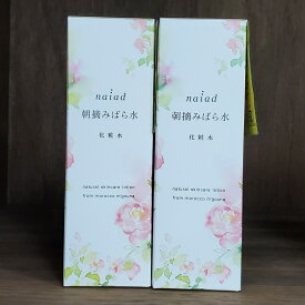 ナイアード　朝摘みばら水 100ml×2本セット モロッコ ムゴナ ダマスクローズ ハンドメイド 優しい香り スキンケア 化粧水 リフレッシュウォーター 目のクールダウン 手づくりコスメ 贈答