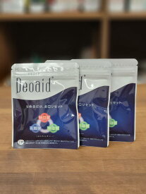 デオエイド（Deoaid）60粒×3個 口内環境 善玉菌 酵母 共棲発酵 共棲培養 乳酸菌 納豆菌 酵母菌 米ぬか 育菌 バイオ 微生物 菌体 発酵食品 リラックス 有用菌 日和見菌 悪玉菌 口の渇き 歯磨き 口臭 ねばねば 口内ケア 子供 高齢者