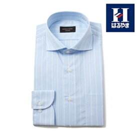 【15％OFFクーポン：7/18〜7/31】 長袖ワイシャツ【ビジネスウェア専門店の品質】形態安定 カッターシャツ リスペクトネロアイスランドブルーシリーズスタイリッシュCW衿EAHA01 S．ブルー 通年 S80 M82 L84 LL86 Yシャツ 送料無料