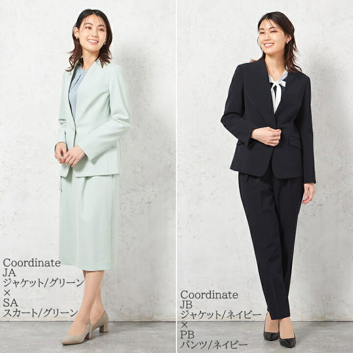 楽天市場】レディース ウォッシャブルスーツ ビジネス オフィス 組 