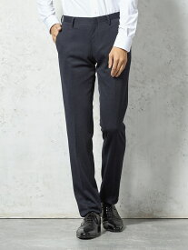 【15％OFFクーポン：7/18〜7/31】 ビジネス スラックス【ビジネスウェア専門店の品質】 ノータック NEROSLIMニットパンツウォシャブル ネービー 秋冬 94 70 73 76 79 82 85 88 91 はるやま 送料無料