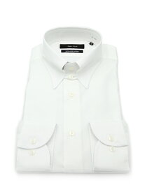 【15％OFFクーポン：7/18〜7/31】 ワイシャツ タブカラー 長袖 メンズ タブカラーワイシャツ はるやま 綿100% オックスフォード 白シャツ ドレスシャツ フォーマル ビジネス リッケンバッカー 通年 タブカラーシャツ タブカラー シャツ S80 M82 L84 LL86
