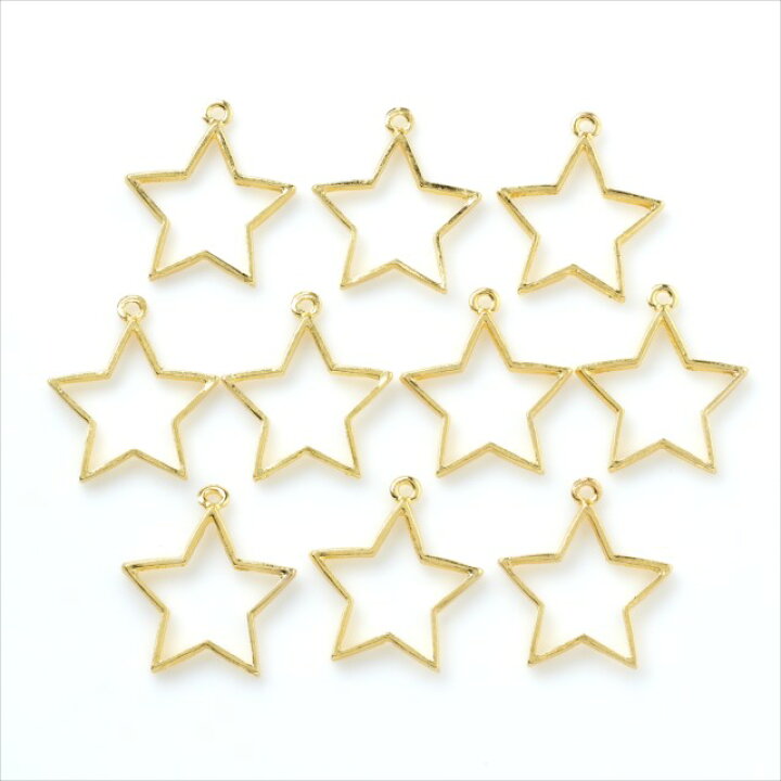 確認用となりますNo.1017◇チャームトップ♪星型枠付きレジンパーツ♪