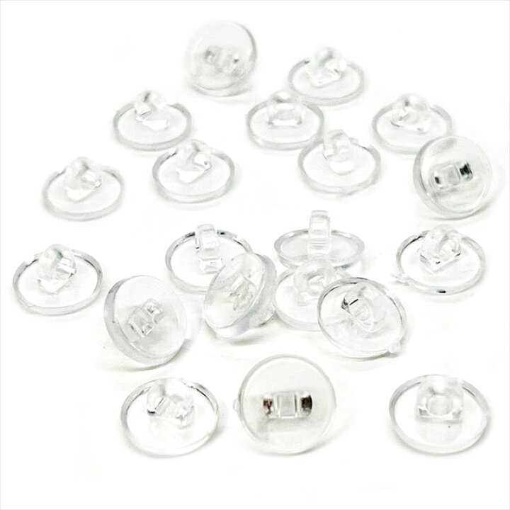 楽天市場】卸売り ボタン足 200個セット 8mm 10mm 透明 貼り付け 