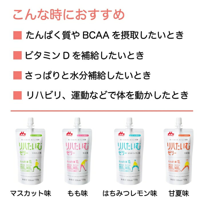 楽天市場】リハたいむゼリー いろいろセット【120g×全24袋入】4種類 