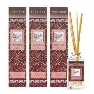 MISTICKS REED DIFFUSER JAZZBERRIES 3PCS / �~�X�e�B�b�N�X ���[�h�f�B�t���[�U�[ �W���Y�x���[ 3��